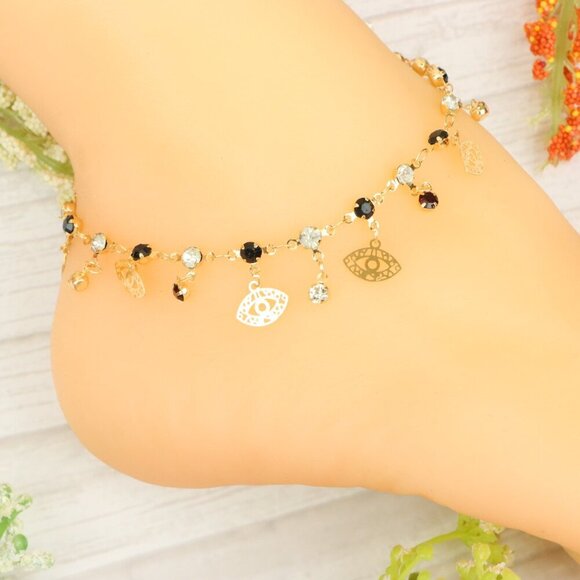 "Handmade Anklet – Elegant & Delicate Jewelry for Women | UNVRC1220 - Picture 6 of 10